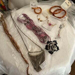 NEW 10pc CRYSTAL & MORE MIX vintage JEWELRY LOT#9000-4 from 2000-2003 & now